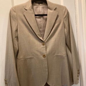 Theory Blazer, beige, size 2
